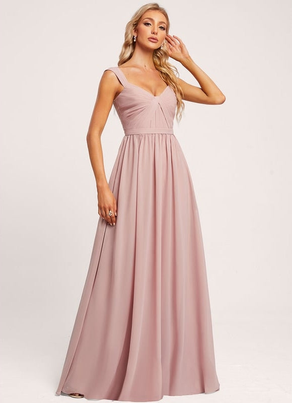 Robe Chic Rose Flottante - gallery 3