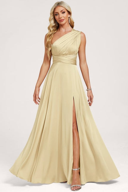 Robe Chic Satin Sable - gallery 6