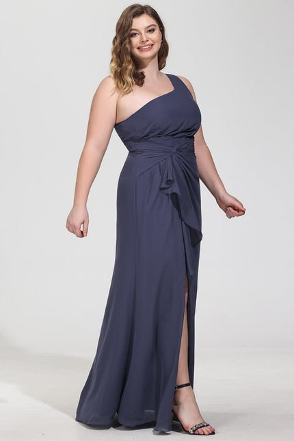 Robe Chic Asymétrique Beige - gallery 9