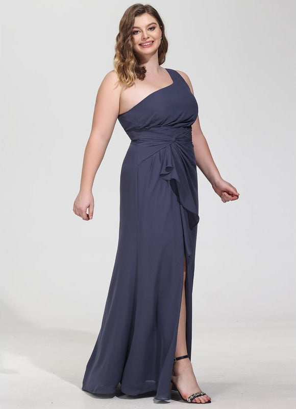 Robe Chic Asymétrique Beige - gallery 9