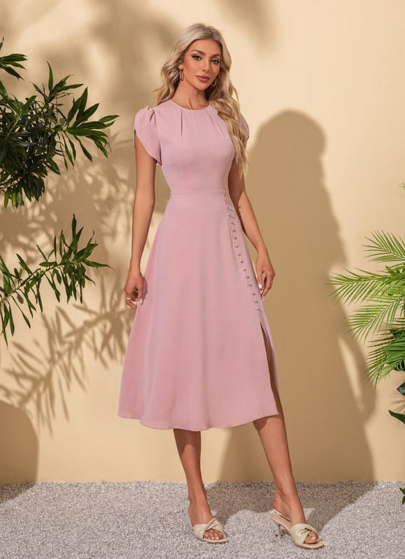 Robe Chic Noire Ajourée - gallery 2