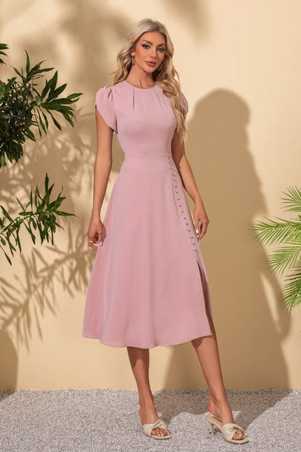 Robe Chic Noire Ajourée - gallery 2