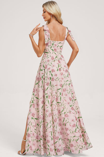 Robe Chic Longue Verte Élégante - gallery 4