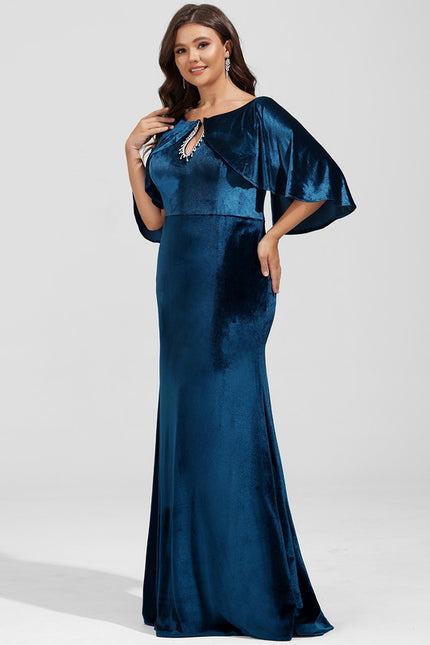 Robe Chic Bleu Canard Élégante - gallery 8