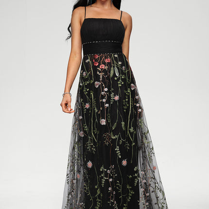 Robe Chic Florale Éthérée