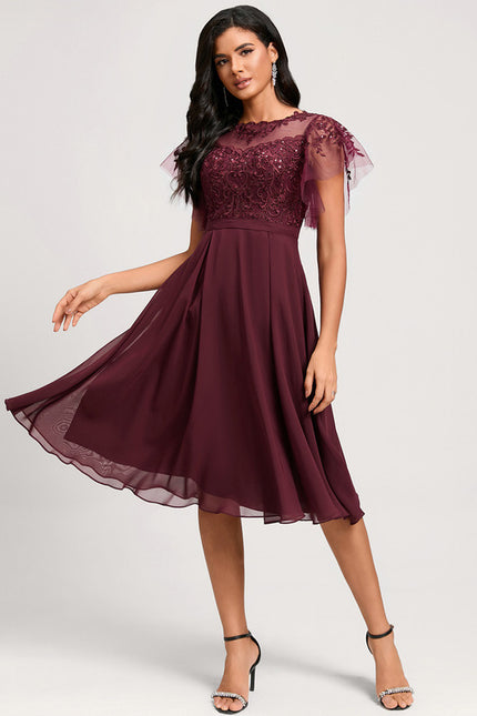 Robe Chic Bourgogne Enchantée