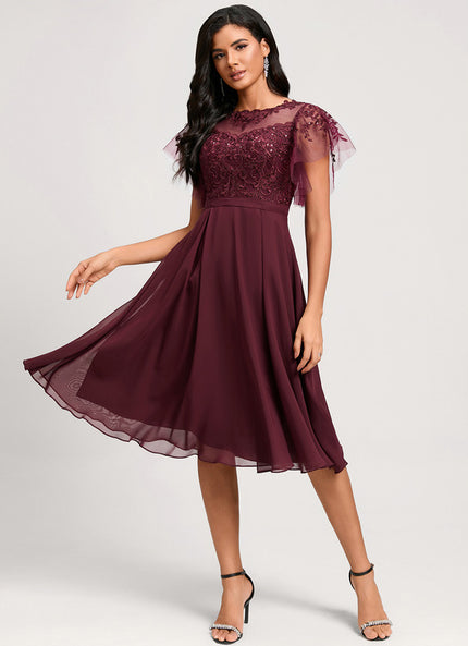 Robe Chic Bourgogne Enchantée
