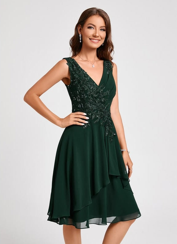 Robe Chic Sérénité Émeraude - gallery 5