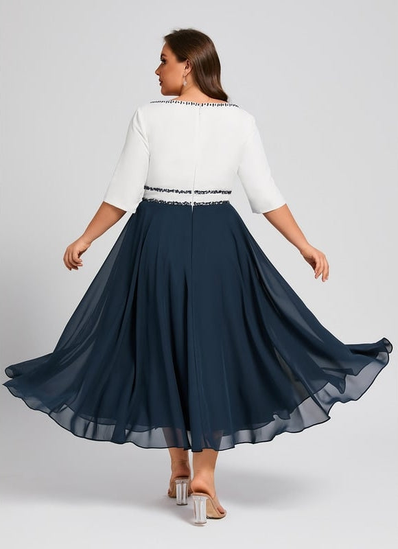 Robe Chic Chic Plissé Élégant - gallery 9