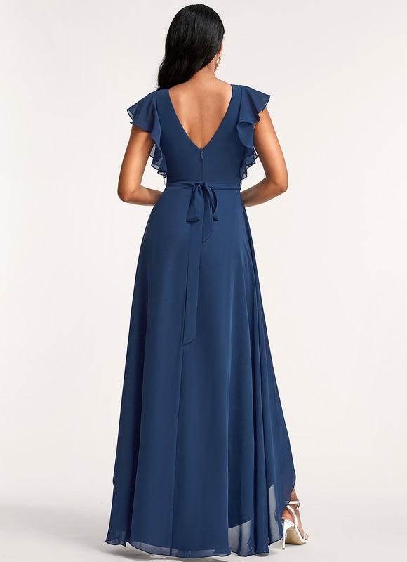 Robe Chic Fluide Bleu Nuit - gallery 3