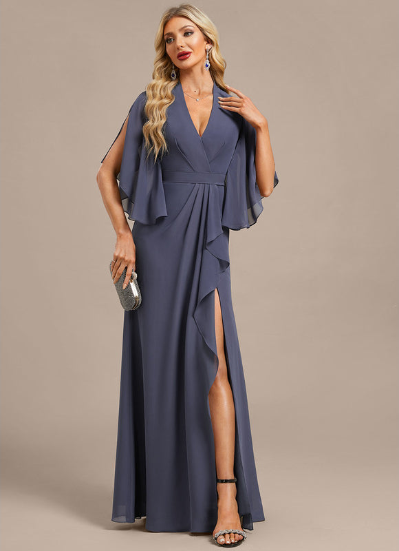 Robe Chic Fluide Drapée - gallery 5