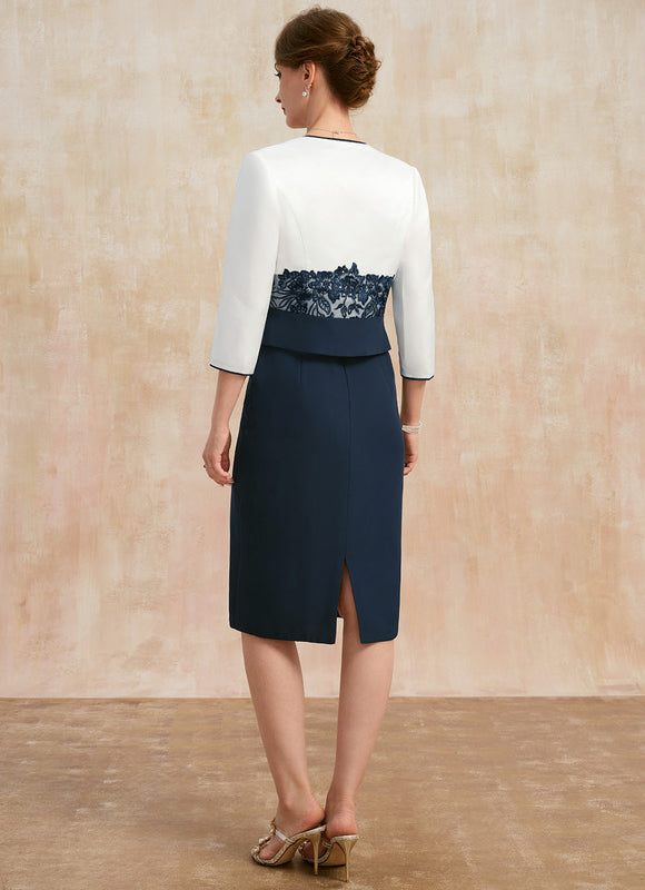 Robe Chic Élégance Marine Clair - gallery 4