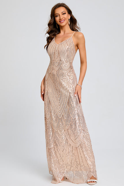 Robe Chic Éclat Doré - gallery 3