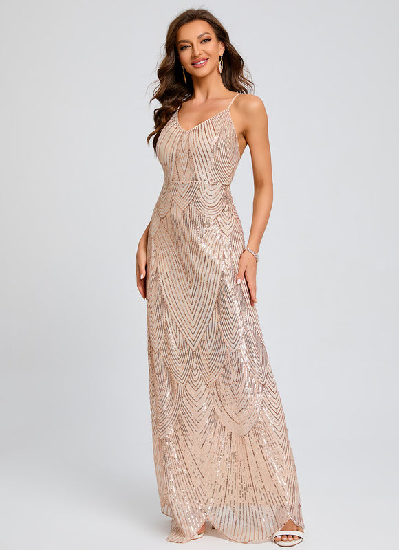 Robe Chic Éclat Doré - gallery 3