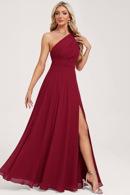 Robe Chic Bordeaux Fluide - gallery 3