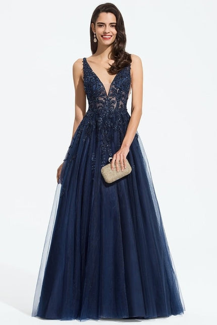 Robe Chic Glamour Tulle Étoilé - gallery 1