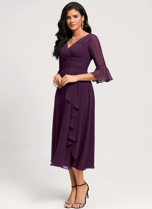 Robe Chic À Volants Florale - gallery 3