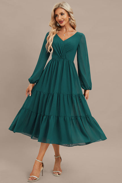 Robe Chic Émeraude Flottante - gallery 1