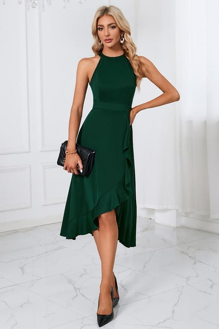 Robe Chic Asymétrique Fluidité - gallery 7