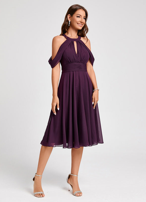 Robe Chic Éclat Violet - gallery 5