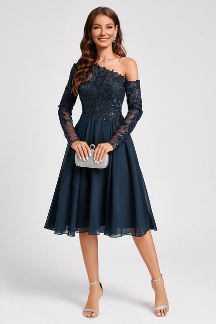 Robe Chic Chic Asymétrique Céleste - gallery 3