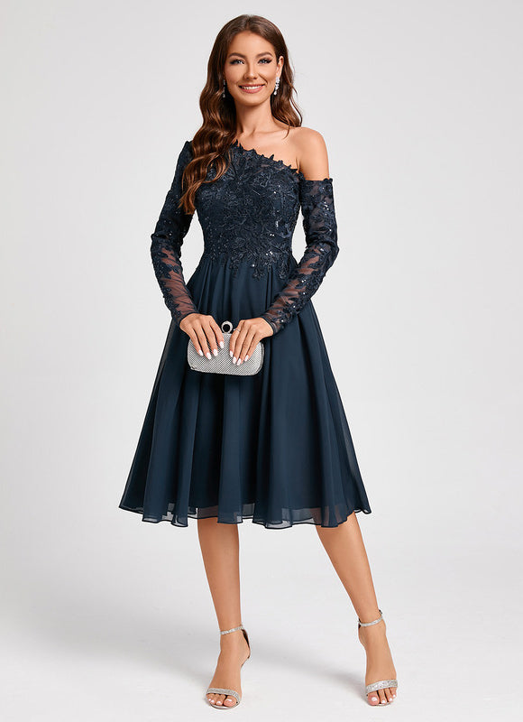 Robe Chic Chic Asymétrique Céleste - gallery 3