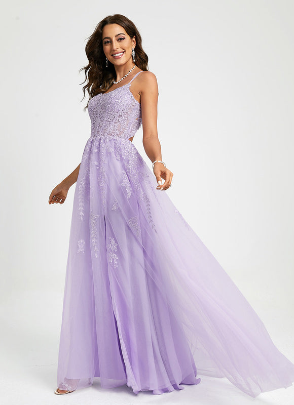Robe Chic Lilas Éthéré - gallery 3