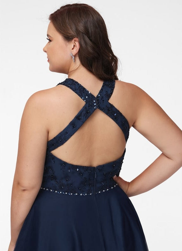 Robe Chic Tulle Marine - gallery 8