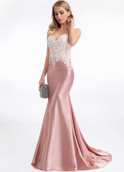Robe Chic Flotte Satinée