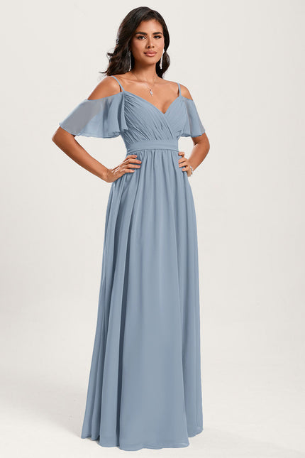 Robe Chic Fluide Ciel - gallery 4