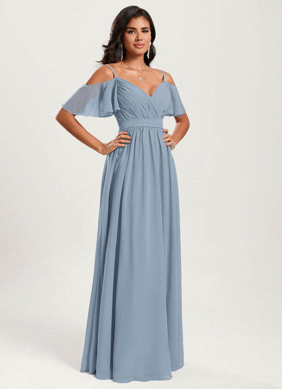 Robe Chic Fluide Ciel - gallery 4