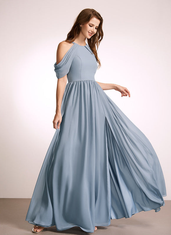 Robe Chic Col Montant Évasée - gallery 4