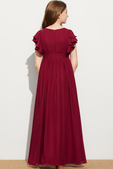 Robe Chic Mousseline Prune - gallery 4
