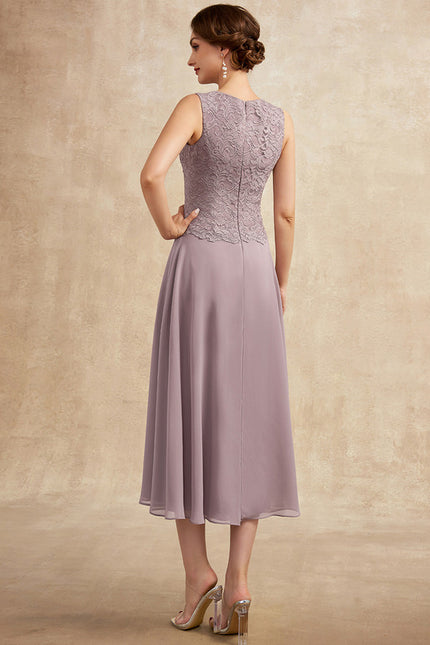 Robe Chic Flottante Mauve - gallery 4