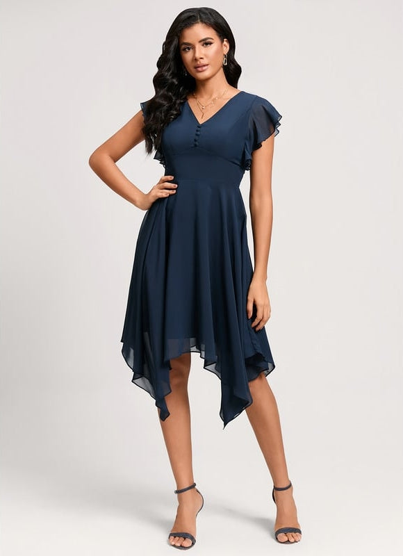 Robe De Cocktail Rouge Pour Mariage Chic - gallery 2