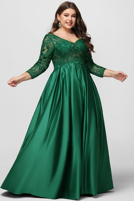Robe Chic Éclat Vert Éternel - gallery 9