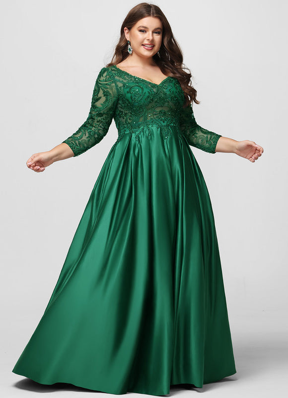 Robe Chic Éclat Vert Éternel - gallery 9