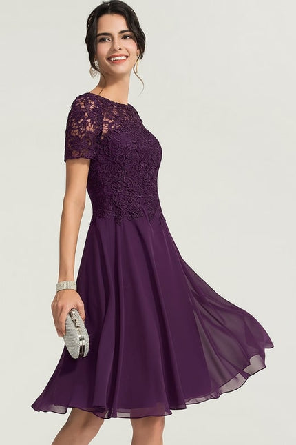 Robe Chic Chiffon Éclatante - gallery 5