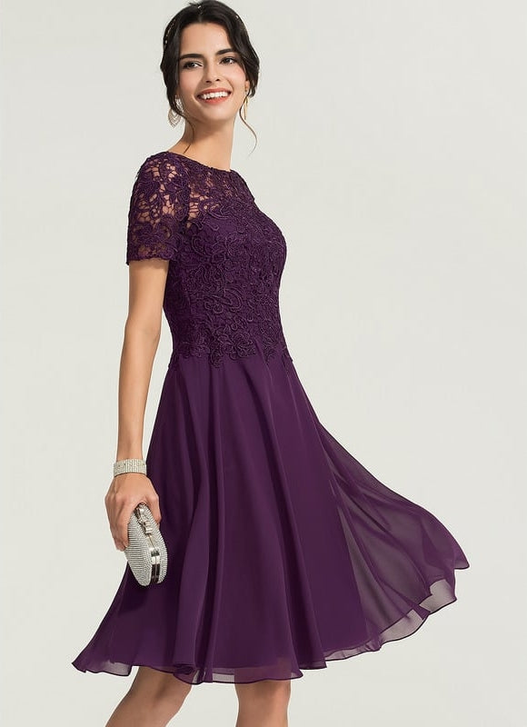 Robe Chic Chiffon Éclatante - gallery 5
