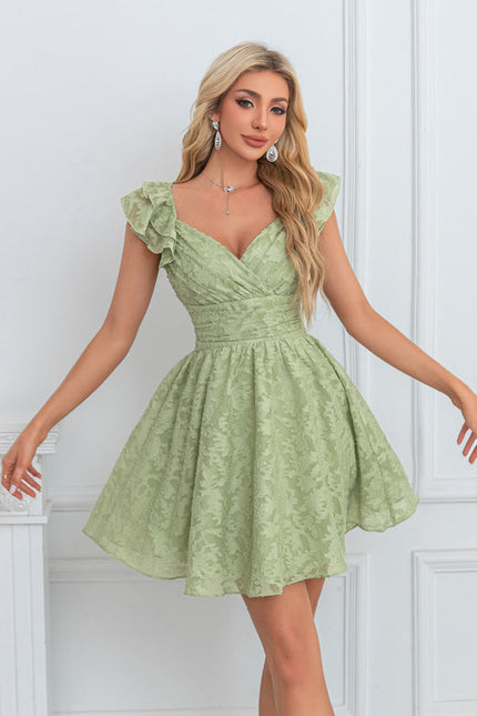 Robe Chic Flore Verte