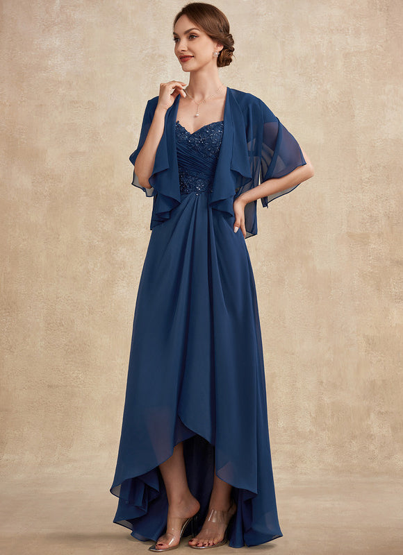 Robe Chic Élégance Plissée Perlée - gallery 2