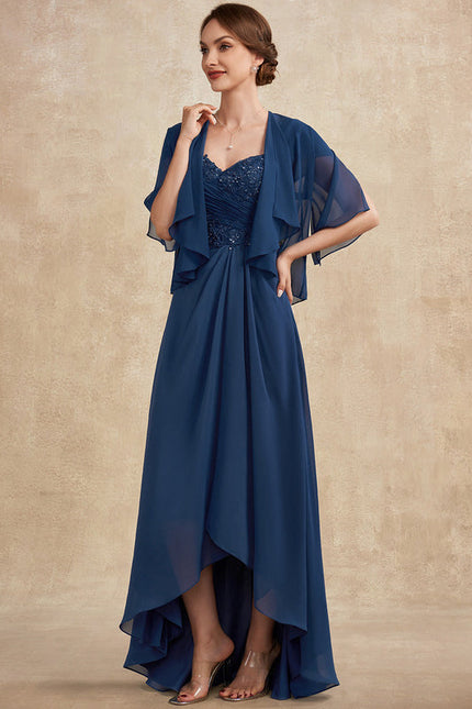 Robe Chic Élégance Plissée Perlée - gallery 2