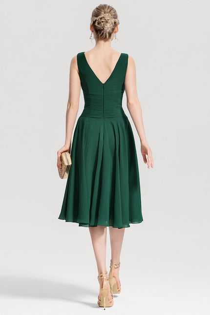 Robe Chic Verte Fluidité - gallery 4