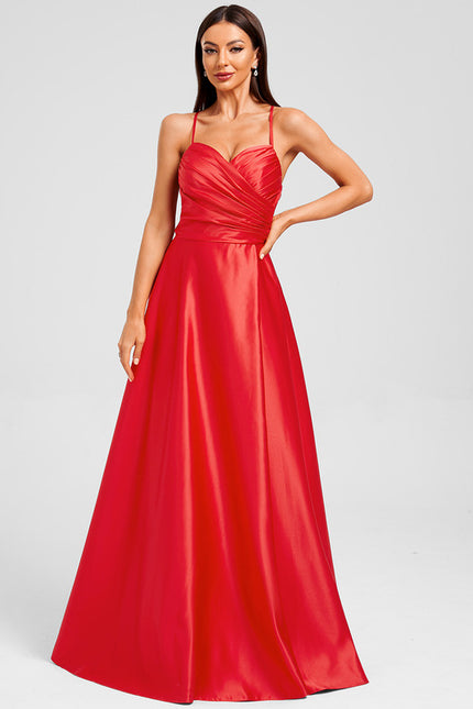 Robe Chic Éclatante Rouge