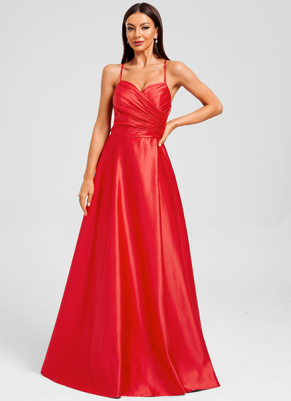 Robe Chic Éclatante Rouge