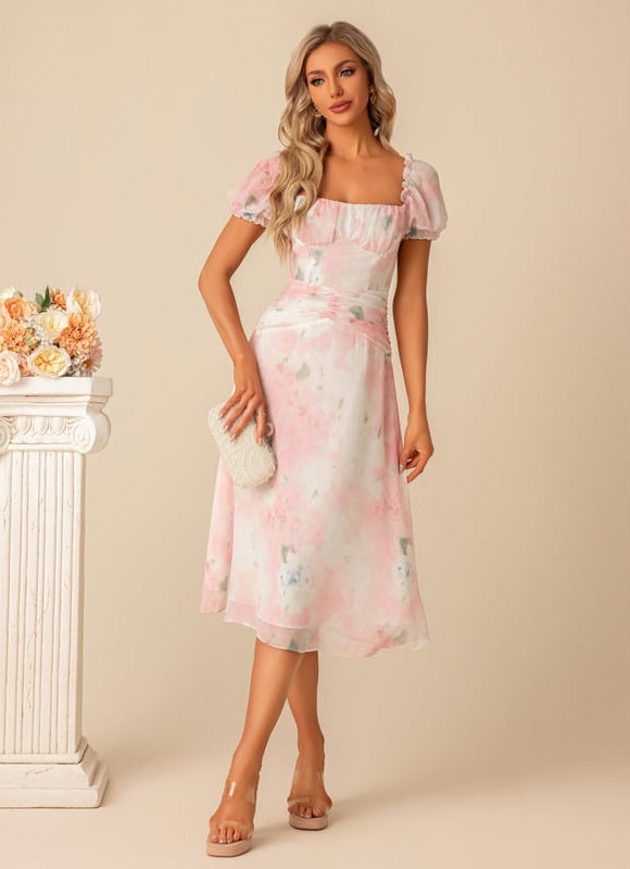 Robe Chic Fleurie Douce