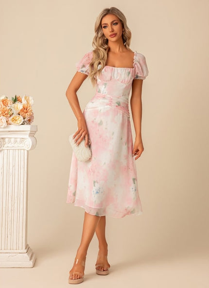 Robe Chic Fleurie Douce