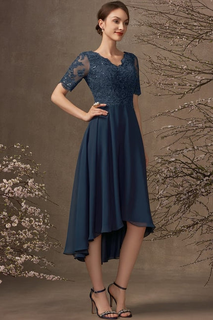 Robe Chic Émeraude Dentelle - gallery 5