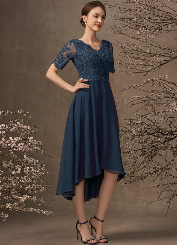 Robe Chic Émeraude Dentelle - gallery 5