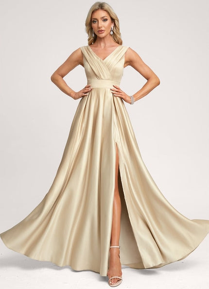 Robe Soirée Dorée Chic